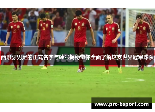 西班牙男足的正式名字与绰号揭秘带你全面了解这支世界冠军球队