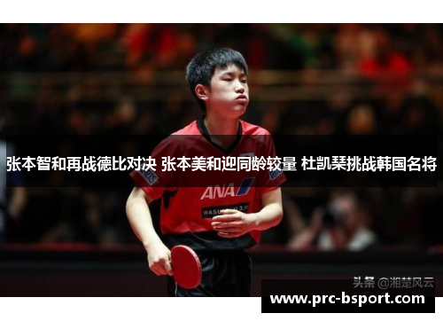 张本智和再战德比对决 张本美和迎同龄较量 杜凯琹挑战韩国名将